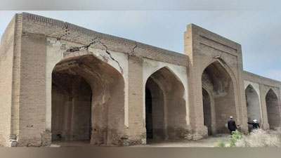 Изрображение 'В Агентстве культурного наследия отреагировали на критику о состоянии мечети XIV века в Кашкадарье'