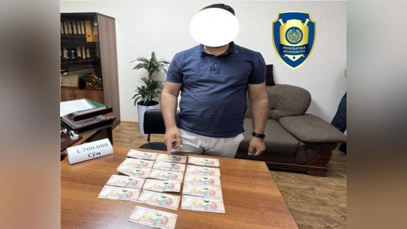 'Toshkentda "SES" mudiri pora bilan qo`lga tushdi'ning rasmi