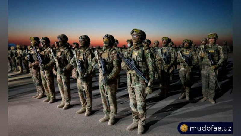 'O`zbekiston — Qozog`iston harbiylari hamkorlikda maxsus-taktik o`quvlar o`tkazdi'ning rasmi