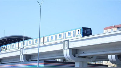 'Portlash sabab Toshkentdagi er usti metro bekati shikastlandi'ning rasmi