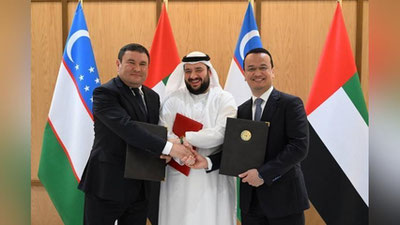 Изрображение 'Узбекистан подписал меморандум с министерством инвестиций ОАЭ'