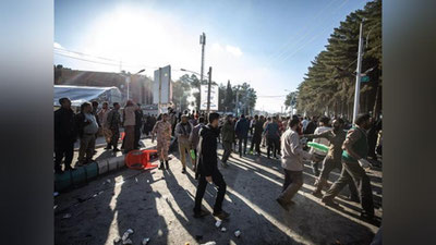 'Eronda xotira marosimida yuz bergan portlash 100 dan ortiq odam halok bo`ldi (video)'ning rasmi