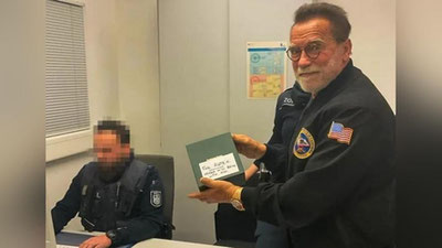 'Arnold Shvarsenegger Myunxen aeroportida qo`lga olindi'ning rasmi
