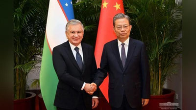 Изрображение 'Президент встретился с Председателем комитета Всекитайского собрания народных представителей'