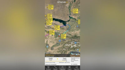 Изрображение 'Рейс Дубай-Ташкент ушел на запасной аэродром'