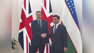 Изрображение 'Глава МИД Великобритании прибыл в Ташкент'