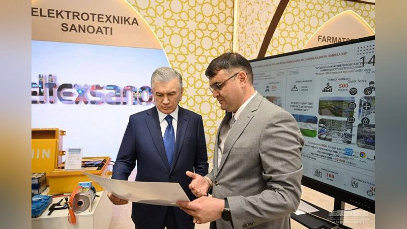 'Sanoat mahsulotlari va yangi loyihalar taqdimot qilindi'ning rasmi