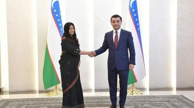 'Hindiston O`zbekistonga yangi elchi tayinladi'ning rasmi