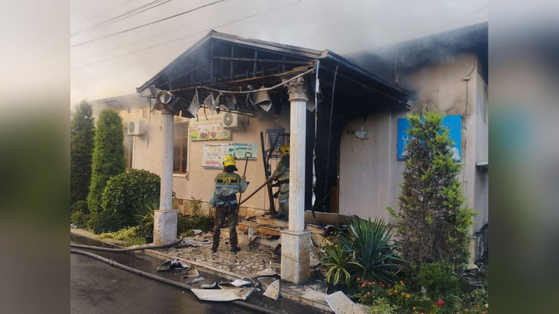 Изрображение 'Видео: пожары в Учтепинском и Яшнабадском районах Ташкента'