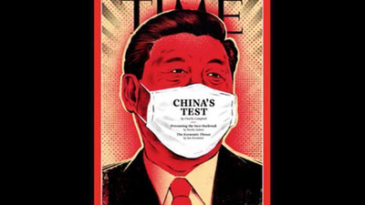 Изрображение 'Журнал Time поместил на обложку Си Цзиньпина в медицинской маске'