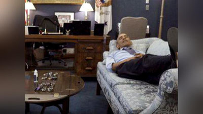 Изрображение 'Барак Обама снял комедийный ролик о готовности пополнить «Диванные войска»(ВИДЕО)'