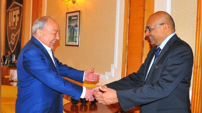 'ОФК БОШ КОТИБИ РАСМИЙ ТАШРИФ БИЛАН ТОШКЕНТГА КЕЛДИ 'ning rasmi