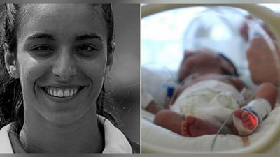 'Sportchi ayol o`limidan ikki oy o`tib farzand dunyoga keltirdi 'ning rasmi