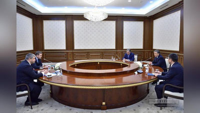 'Ўзбекистон Президенти "Женерал Электрик" компанияси вице-президентини қабул қилди'ning rasmi