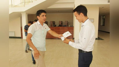 '11 nafar sportchi muddatidan avval talaba bo`ldi'ning rasmi