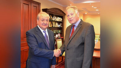 'TAShQI IShLAR VAZIRI GERMANIYa ELChISINI QABUL QILDI'ning rasmi