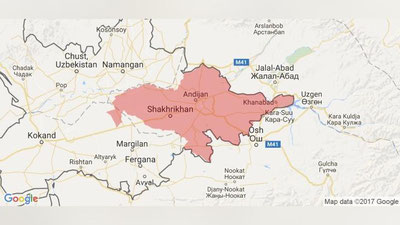 Изрображение 'В Андижанской области ночью произошло землетрясение'