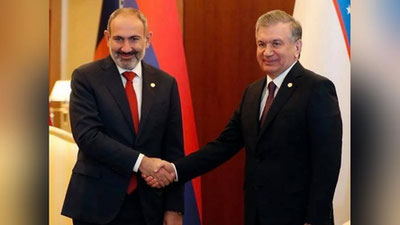 'Nikol Pashinyan mustaqillik bilan tabriklab, o`zbek xalqiga tinchlik va farovonlik tiladi'ning rasmi
