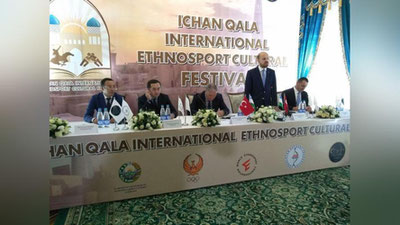 'Xivada “Xalqaro kamondan otish va milliy o`yinlar” festivali o`tkaziladi'ning rasmi