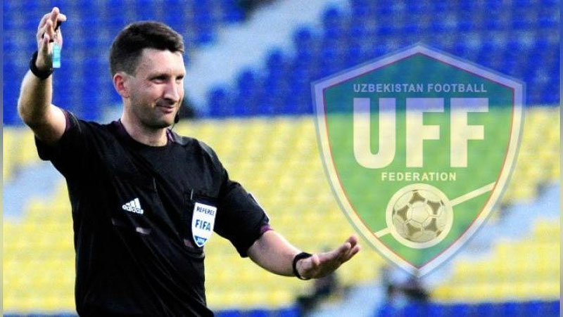 'OChL–2017. Valentin Kovalenko Yaponiya va Xitoy klublari o`rtasidagi o`yinni boshqaradi 'ning rasmi