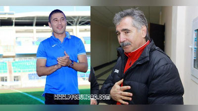 'Rasman: Ulug`bek Baqoev “Buxoro” bosh murabbiyi, Abramov maslahatchi murabbiy'ning rasmi