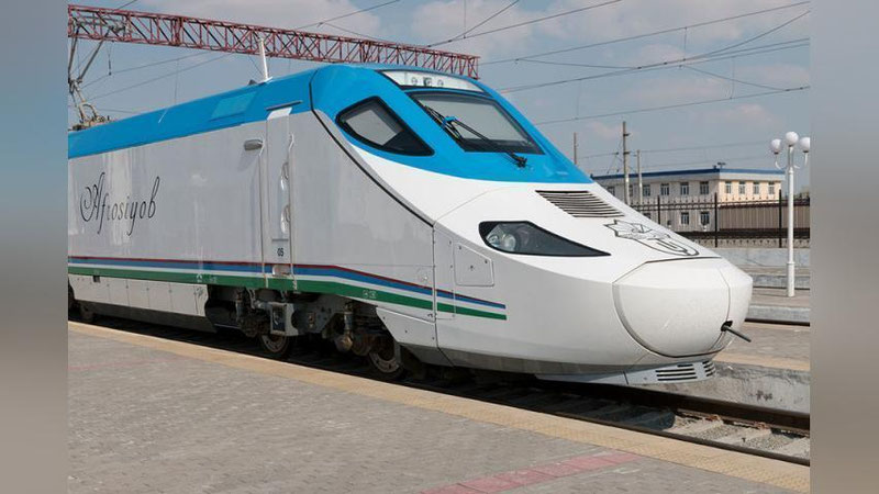 'Бухородан Хива ва Урганчга “Afrosiyob” тезюрар поездлари қатнови йўлга қўйилиши мумкин. Бунинг учун ОТВ 162 миллион доллар ажратади'ning rasmi