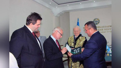 'Самарқандга Будапешт мэри Иштван Тарлош бошчилигидаги делегация ташриф буюрди'ning rasmi