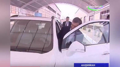 Изрображение 'НОВУЮ МОДЕЛЬ АВТОМОБИЛЯ GM UZBEKISTAN ПОКАЗАЛИ ПРЕЗИДЕНТУ (ВИДЕО)'