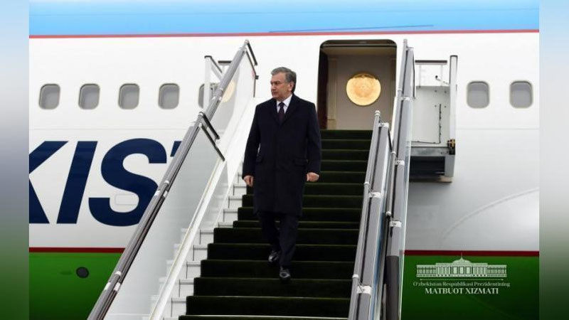 'Prezident Xorazmga tashrifini Shovot tumanidan boshladi'ning rasmi