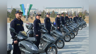 'Фарғонада МИБ инспекторларига скутерлар топширилди'ning rasmi