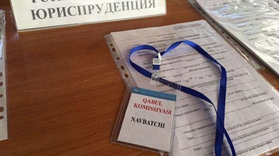 'Айрим ОТМ тегишли йўналишларида сиртқи таълим шаклига қабул амалга оширилмайди'ning rasmi