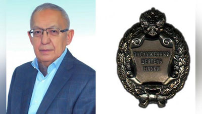 'Путин ўзбекистонлик олимга “Россияда хизмат кўрсатган фан арбоби” унвонини берди   'ning rasmi