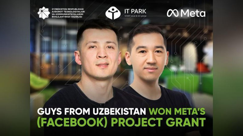 Изрображение 'Узбекистанцы выиграли грант на реализацию проекта от Meta'
