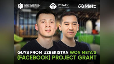 Изрображение 'Узбекистанцы выиграли грант на реализацию проекта от Meta'