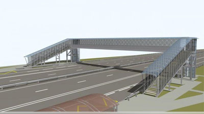 Изрображение 'В Ташкенте будет построен еще один надземный пешеходный переход (Фото)'