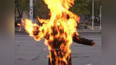 '​Quvaytda jonli efir paytida boshlovchi ko`rsatuv mehmonini yoqib yubordi'ning rasmi