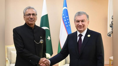 Изрображение 'Лидер Узбекистана провел в Ашхабаде встречу с президентом Пакистана'