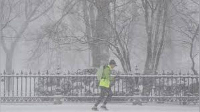 'Belgiya qor bo`roni ostida qolmoqda 'ning rasmi