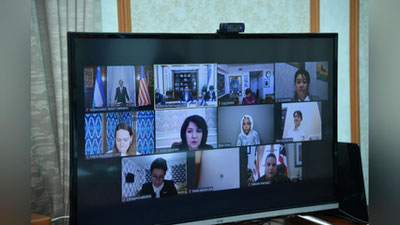 'Senat raisi AQSh Kongressi Xotin-qizlar kokusi vakillari bilan onlayn uchrashuv o`tkazdi'ning rasmi