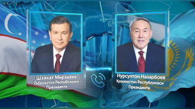 'Ўзбекистон ва Қозоғистон Президентларининг телефон орқали мулоқоти бўлиб ўтди'ning rasmi
