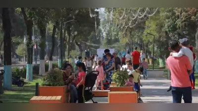 Изрображение 'Видео: как проходил День без автомобиля в Ташкенте'