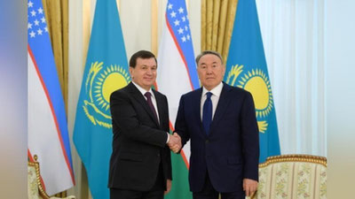 '​NURSULTON NAZARBOEV DAVLAT TAShRIFI BILAN O`ZBEKISTONGA KELADI'ning rasmi