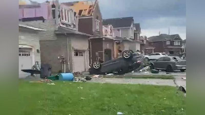 Изрображение 'Разрушительный торнадо пронесся по канадской провинции (видео)'