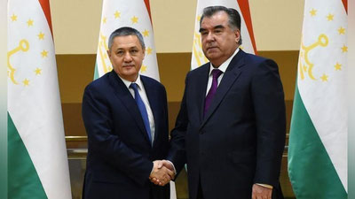 Изрображение 'РУСТАМ АЗИМОВ И ЭМОМАЛИ РАХМОН ОБСУДИЛИ ВОПРОСЫ СОТРУДНИЧЕСТВА'