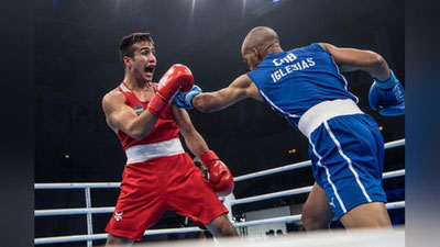 '​ShAHRAM G`IYoSOV JAHON ChEMPIONATIDAGI ENG YaXShI BOKSChI NOMIGA DA`VOGARLIK QILMOQDA'ning rasmi