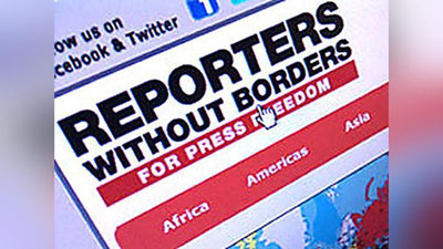 Изрображение 'УРОВЕНЬ СВОБОДЫ СЛОВА В СНГ: РЕЙТИНГ ОТ "РЕПОРТЕРОВ БЕЗ ГРАНИЦ"'