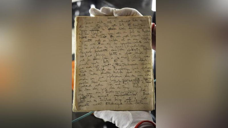 'Frans Kafkaning qo`lyozmasi 150 ming evroga sotildi'ning rasmi