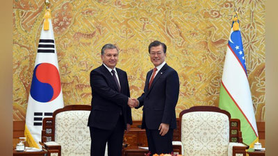 Изрображение 'УЗБЕКИСТАН И ЮЖНАЯ КОРЕЯ ПОДПИСАЛИ РЯД СОГЛАШЕНИЙ (СПИСОК)'