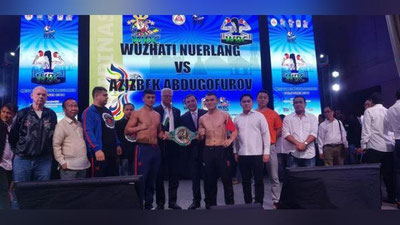 'Bugun Azizbek Abdug`ofurov jang o`tkazadi'ning rasmi