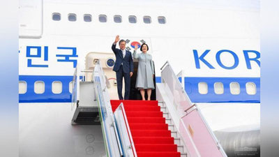 'Koreya Respublikasi Prezidenti Toshkentga keldi'ning rasmi